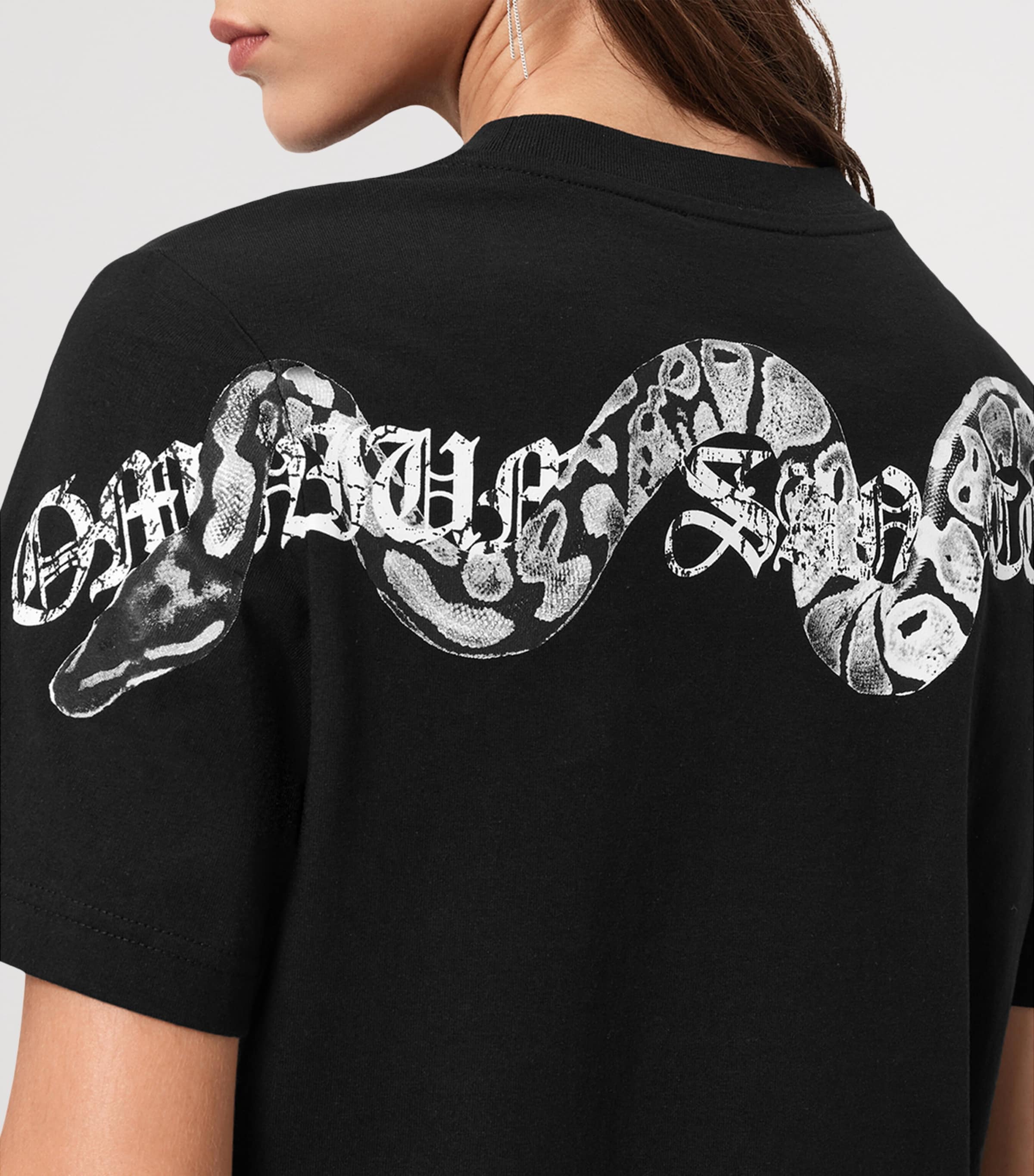 Organic Cotton Lisa T-Shirt BLACK Image 8