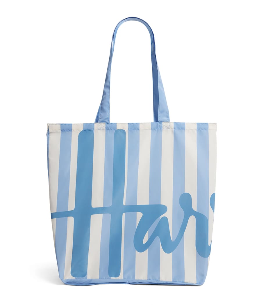 Logo Pocket Shopper Bag BLUE Image 1