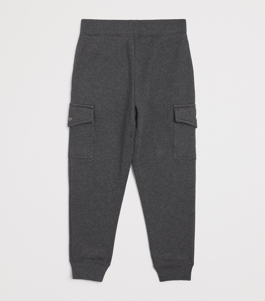 Cotton-Blend Polo Pony Sweatpants (6-14 Years) GREY Image 2