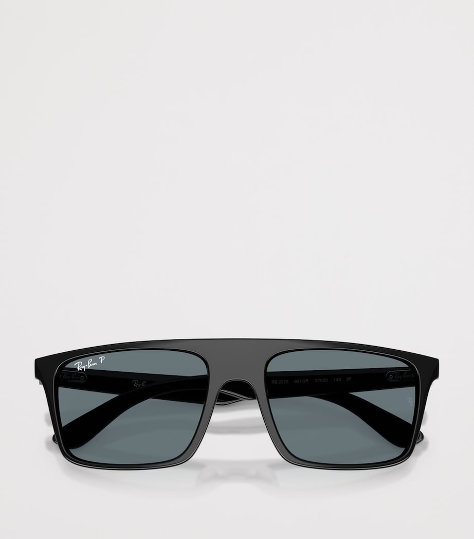 Ray-Ban RB2222 Square Sunglasses Black Image 5