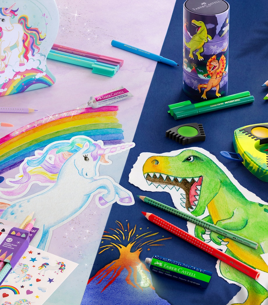 Colour Grip Dinosaur Pencil Case MULTI Image 3