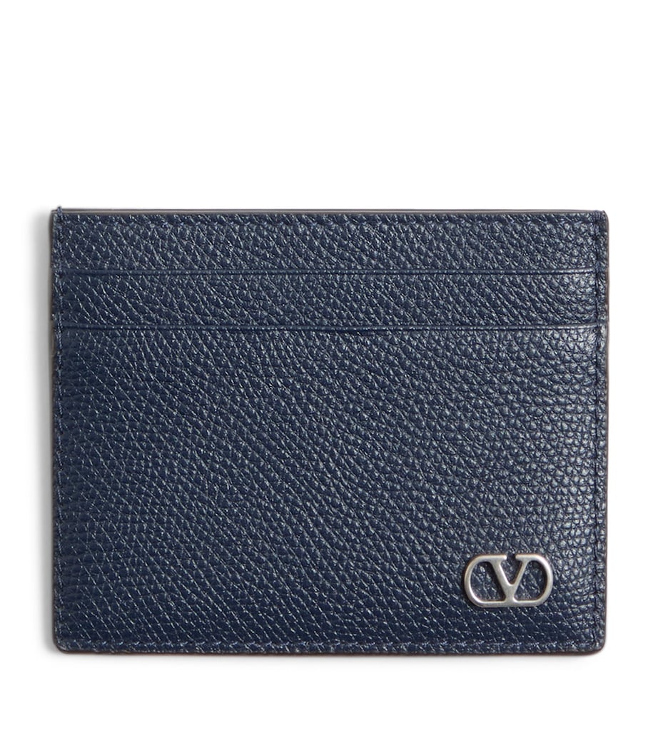 Leather VLogo Signature Card Holder M30 Image 1