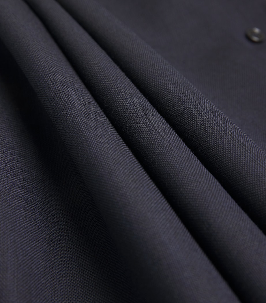 Heritage Wool Oversized Jude Shirt DARKEST NAVY Image 5