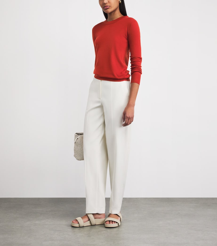 Joseph Womens Cashmere Cashair Sweater Spice Image 2