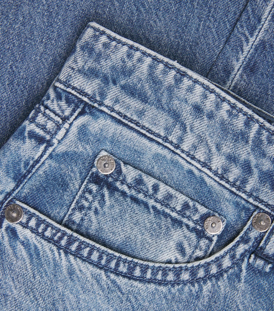 Logan Mid-Rise Wide-Leg Jeans RIVER Image 5