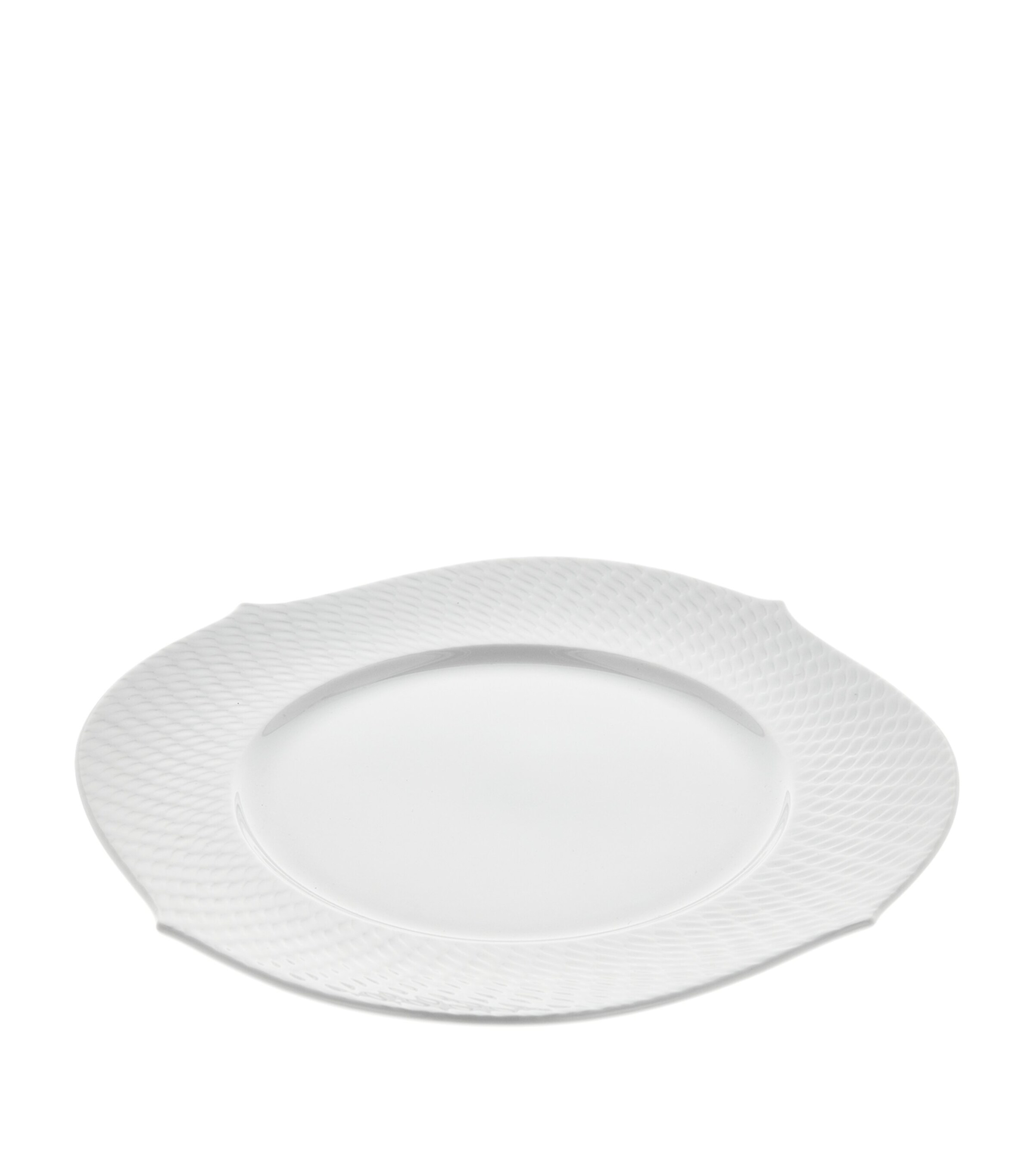 Meissen Porcelain Waves Relief Charger Plate (33cm) White Image 4