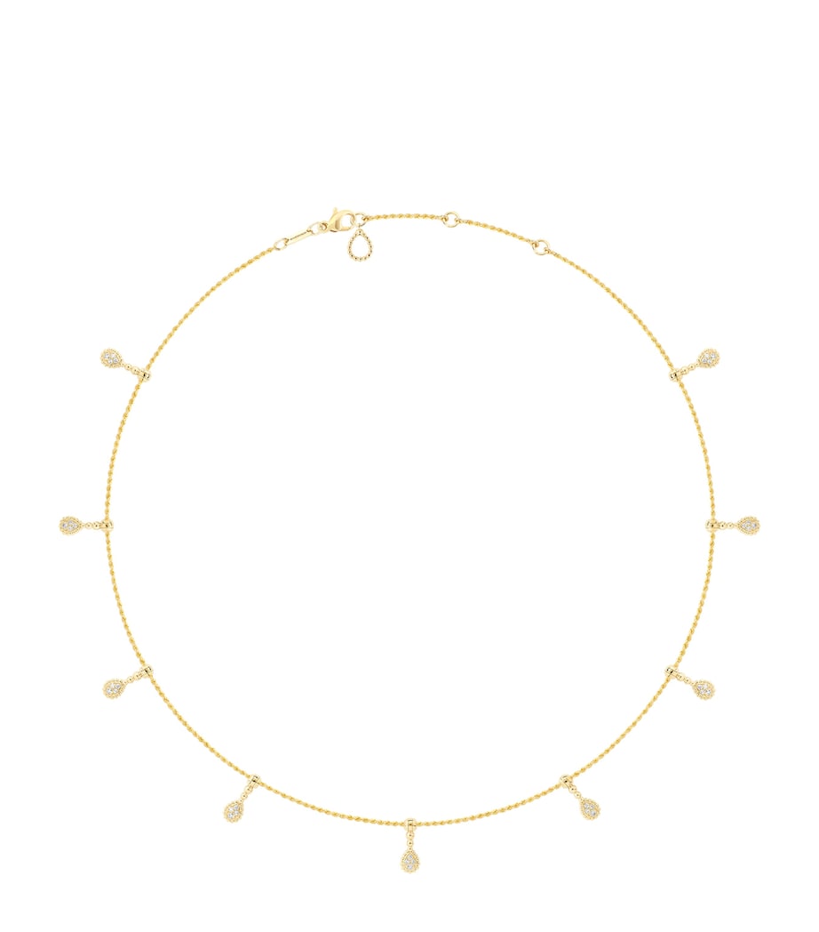 Boucheron Yellow Gold and Diamond Serpent Bohème Droplet Necklace Yellow Gold Image 1