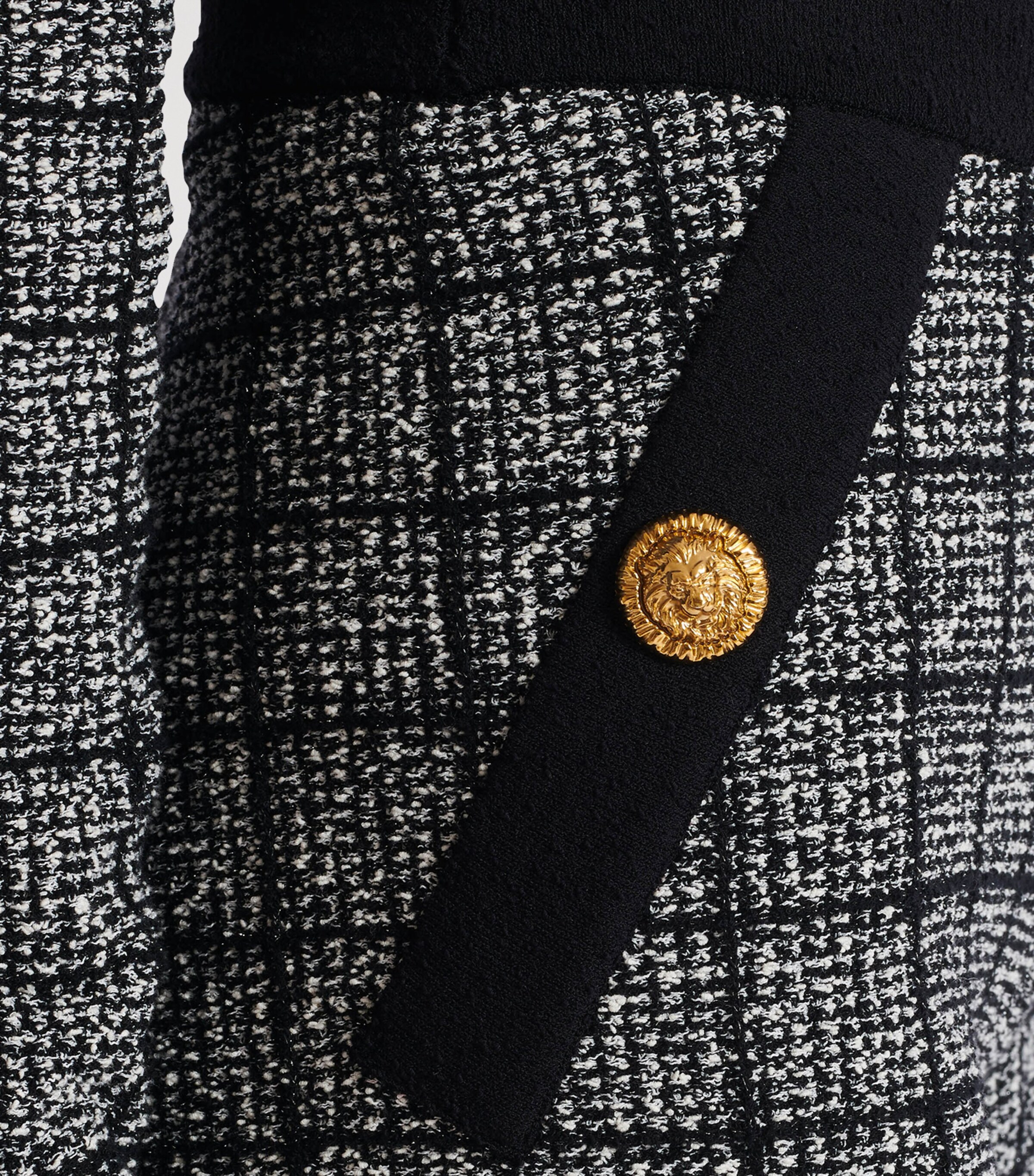 Tweed Check Shorts EER NOIR/NATUREL Image 7