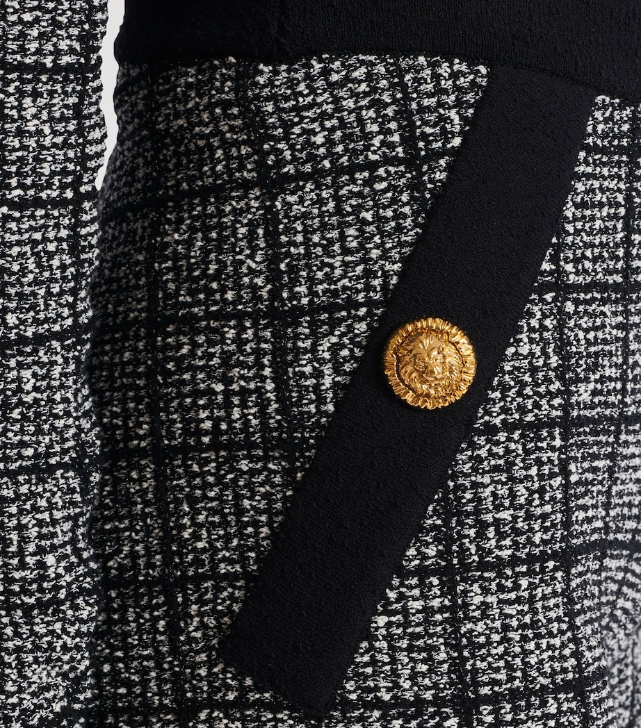 Tweed Check Shorts EER NOIR/NATUREL Image 7