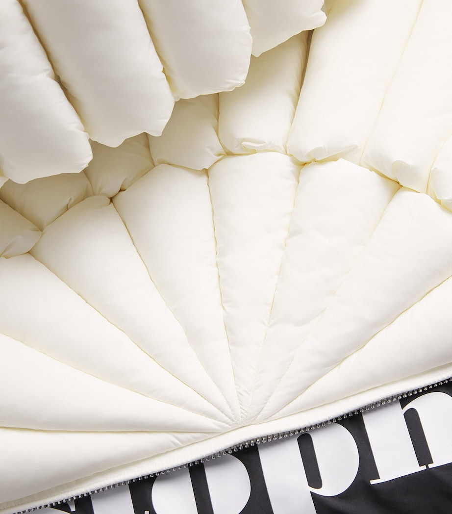 3D Down-Filled Diamond Puffer Jacket 46 WHITE Image 2