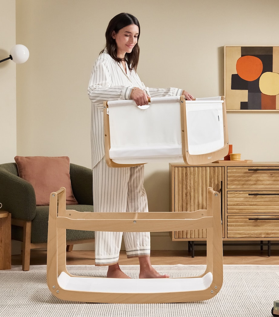 SnüzPod 5 Bedside Crib NATURAL Image 8