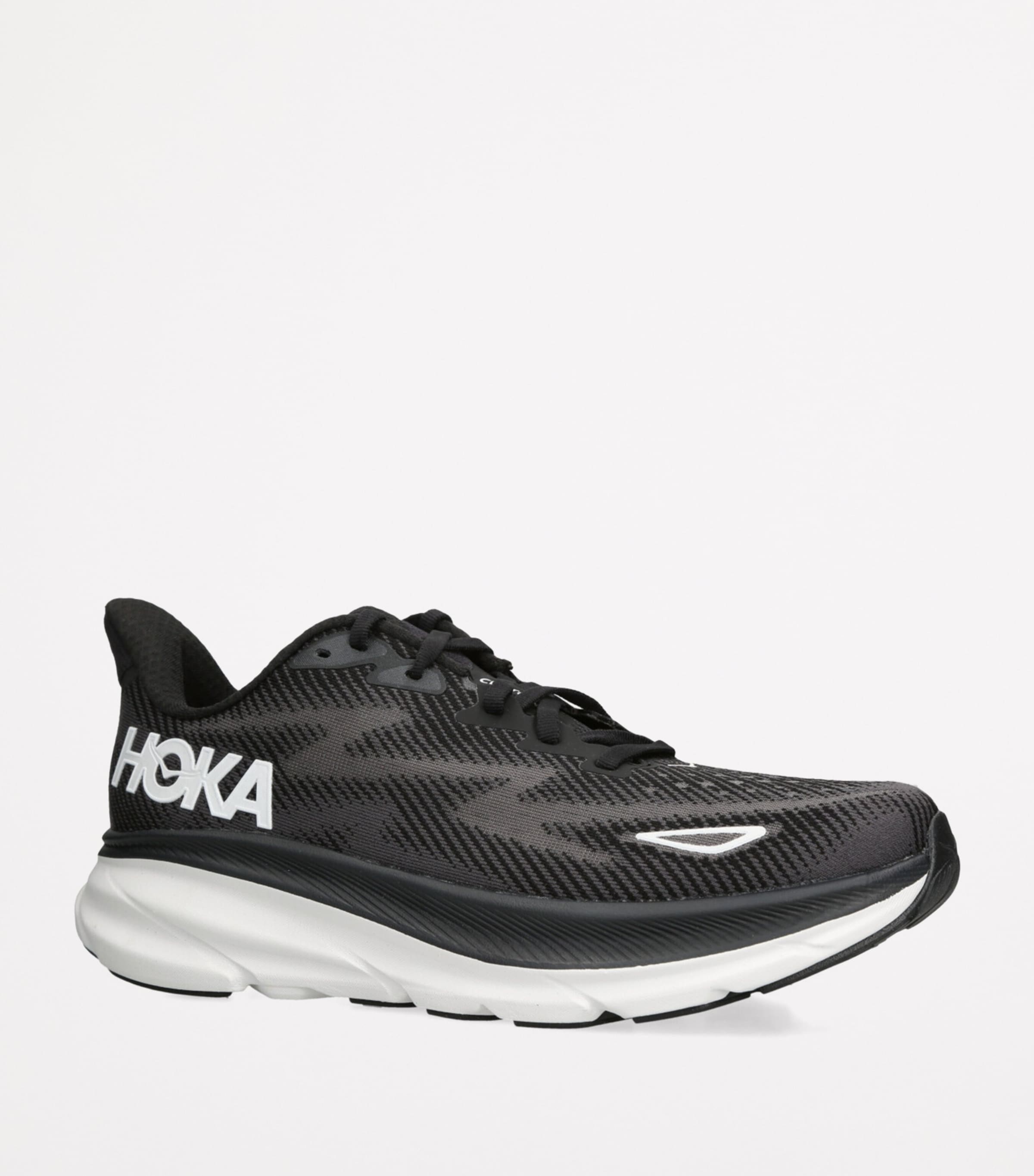 Clifton 9 Running Sneakers BLK/WHITE Image 3