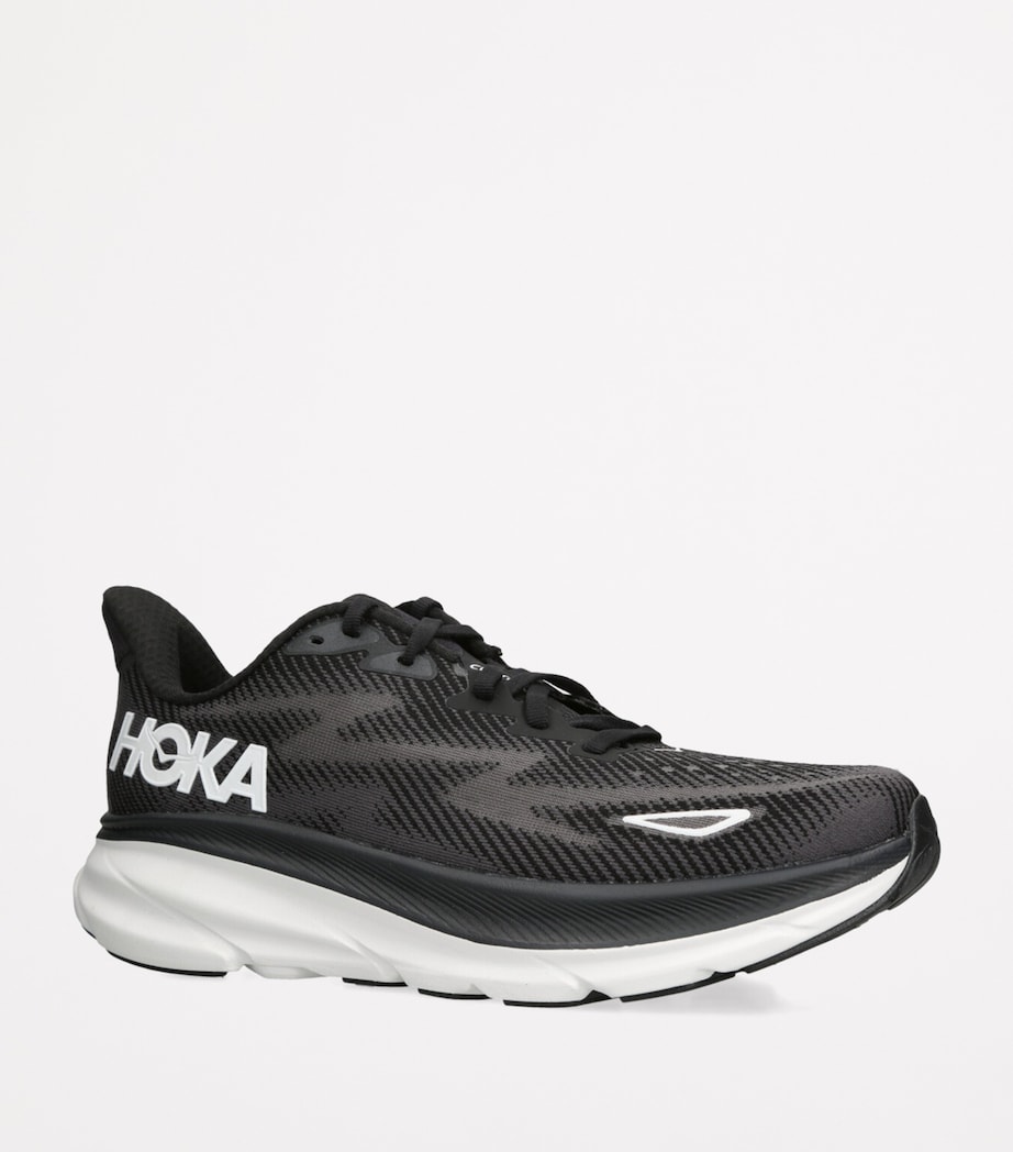Clifton 9 Running Sneakers BLK/WHITE Image 3