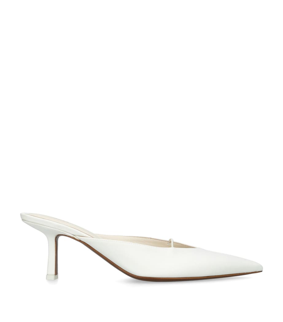 Matar Heeled Mules 65 CREAM Image 1