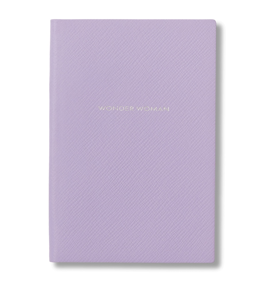 Panama Leather Chelsea Wonder Woman Notebook LILAC Image 1