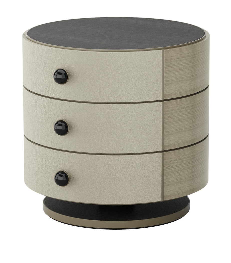 Parma Bedside Table BEIGE Image 2