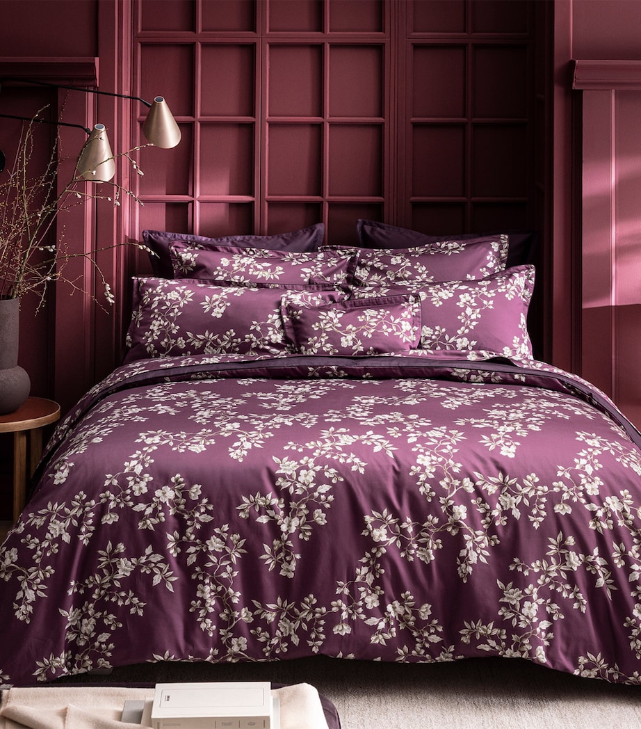 Organic Cotton Vivienne King Duvet Cover (230cm x 220cm) PURPLE Image 2