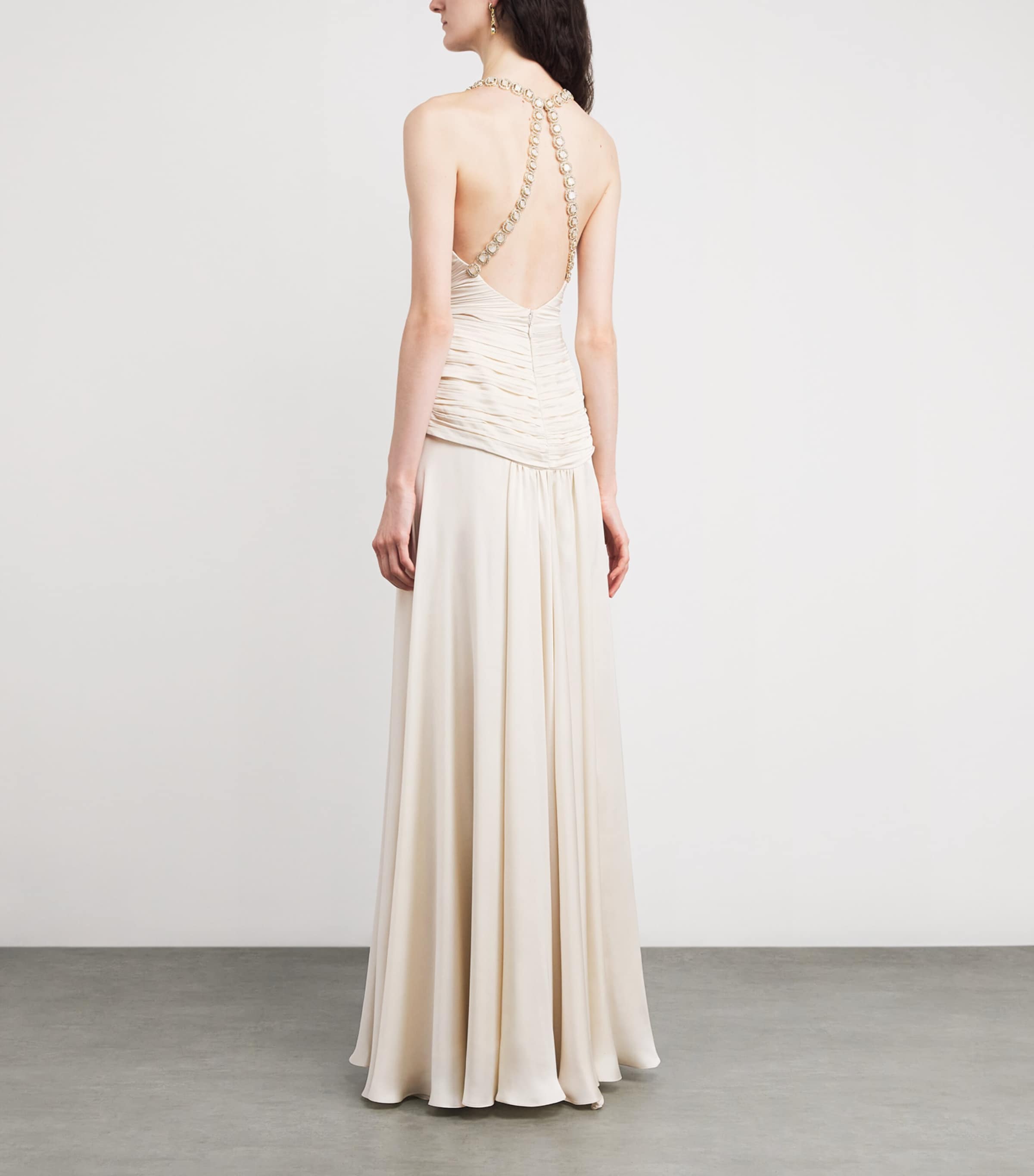 Silk Beaded Gown 130905 BIRCH Image 3