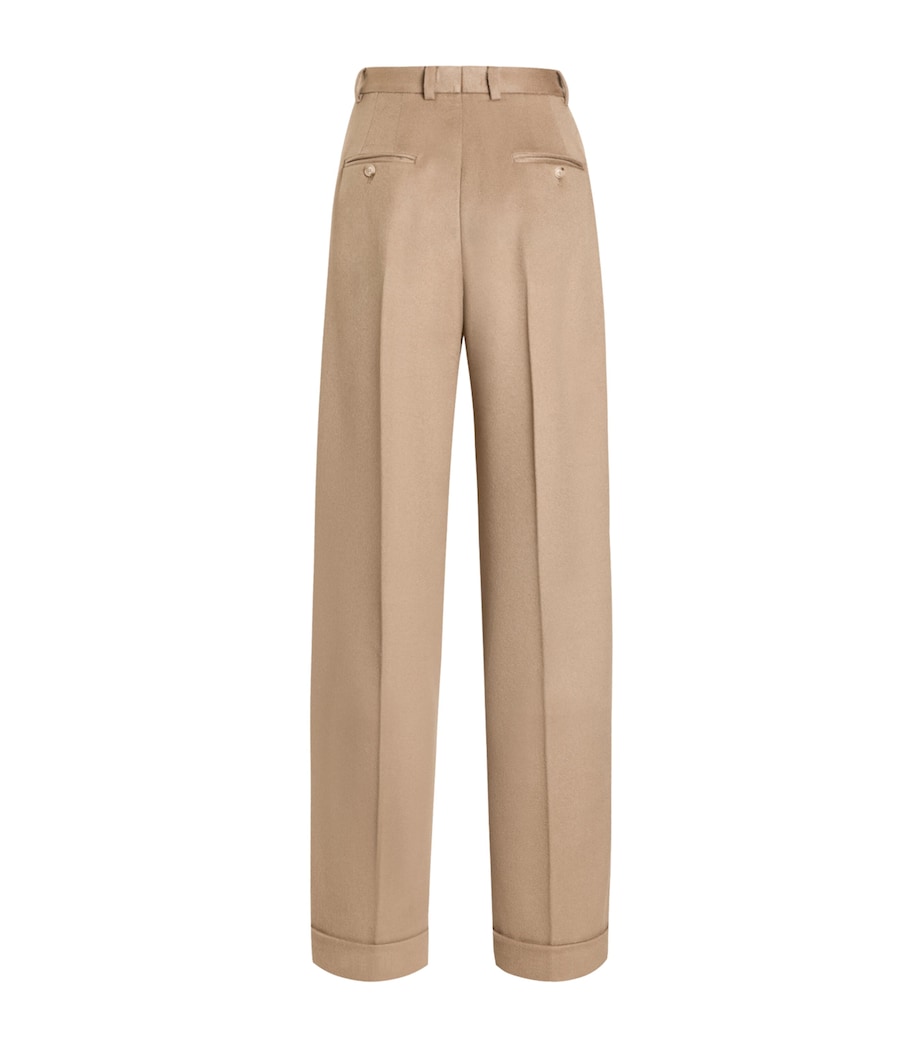 Dolce&Gabbana Womens Cashmere Tailored Trousers Toba Image 2