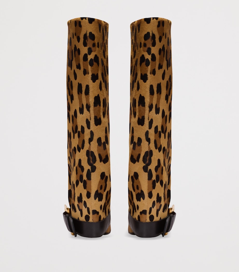 Leather Leopard Anthem Boots 95 WKS MULTI/ NOIR Image 3