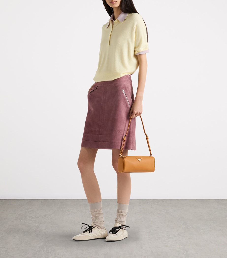 Leather Triangle Pouch F0287 Image 2