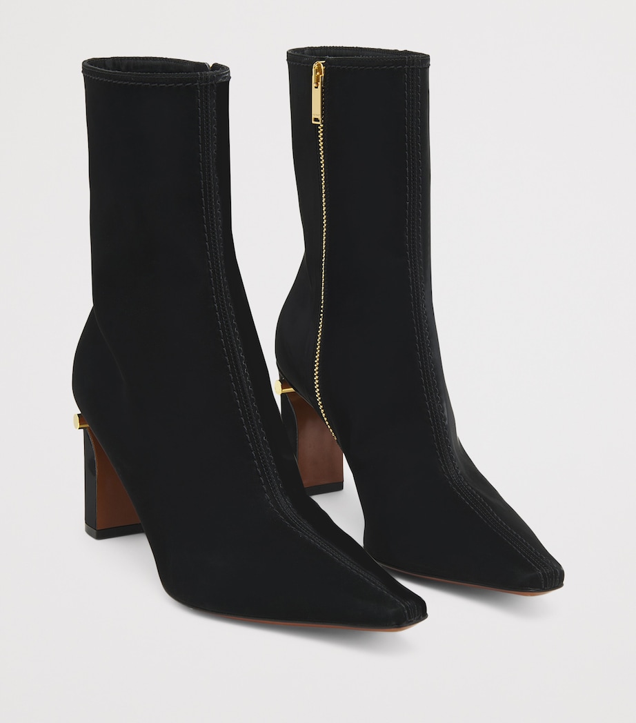 T-Bar Heeled Ankle Boots 80 1084 Image 3