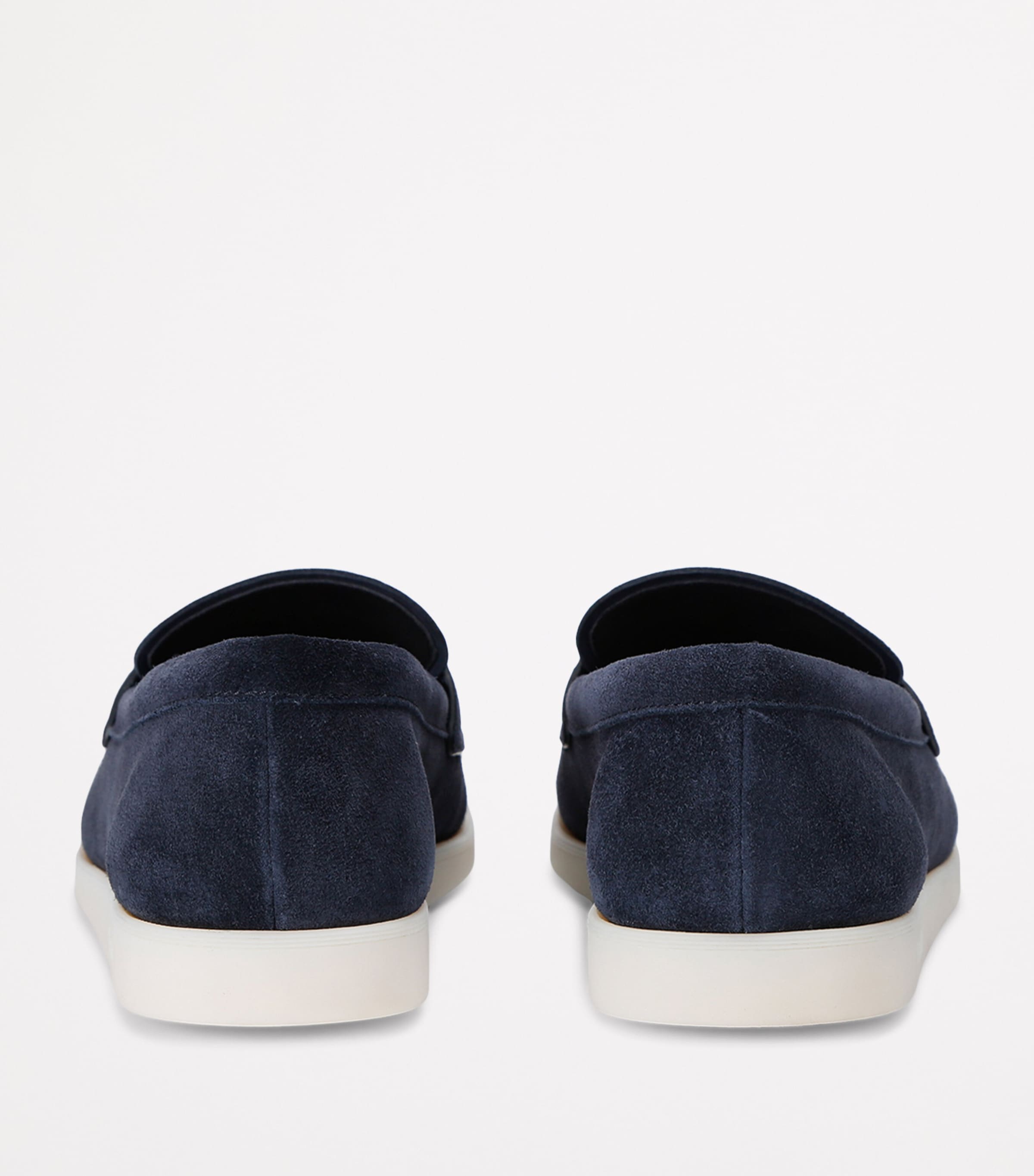 Church's Suede Saddle Penny Loafers Navy Image 2