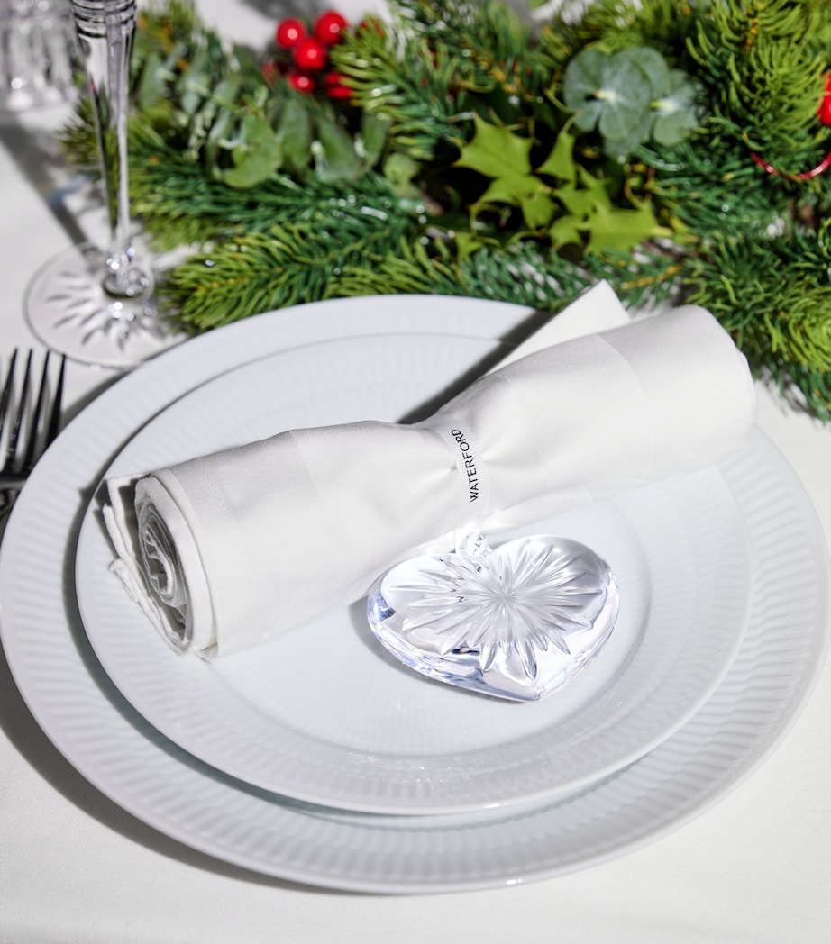 Crystal Heart Tree Decoration CLEAR Image 5