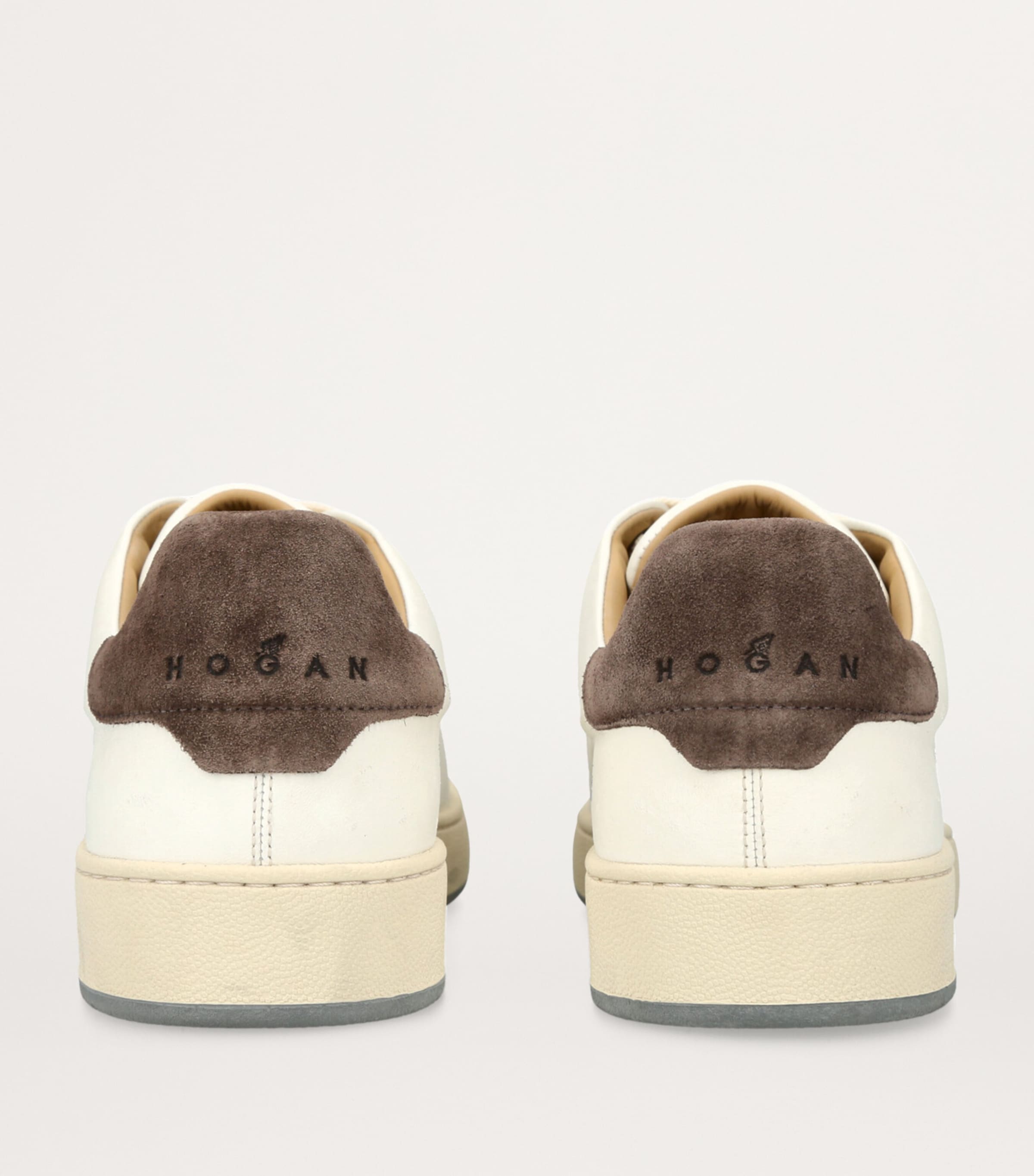 Leather H672 Tennis Sneakers WHITE/OTH Image 2