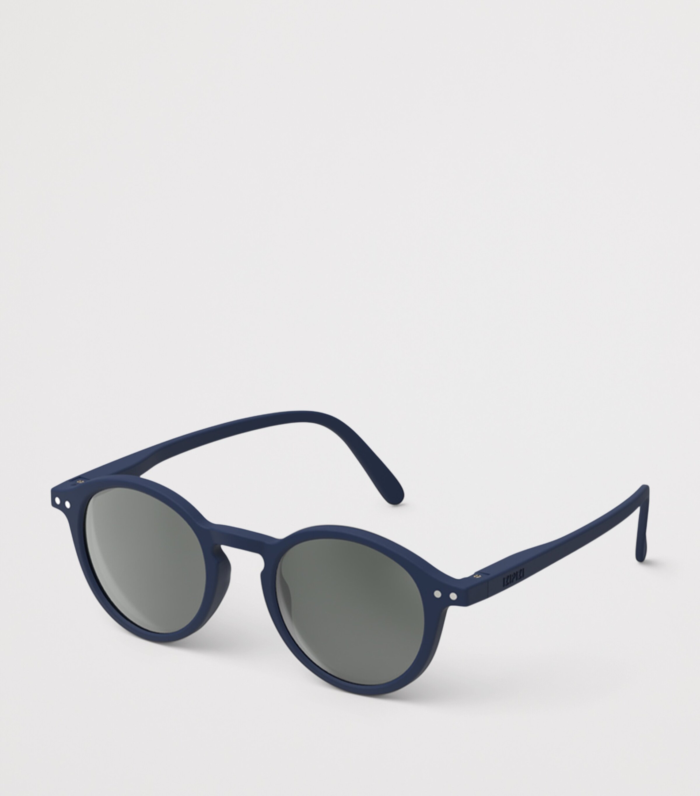 IZIPIZI KIDS #d Round Sunglasses (7-11 Years) Navy Blue Image 2