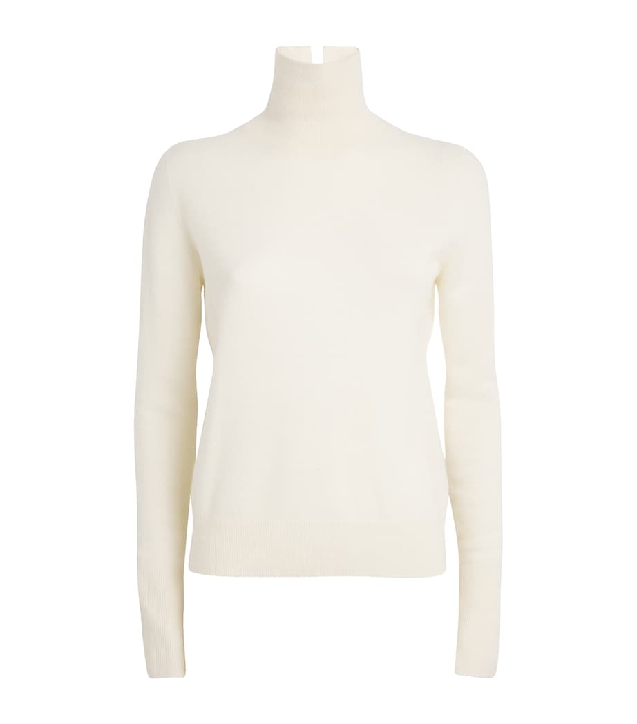 Cashmere High-Neck Sweater IVORY Image 1