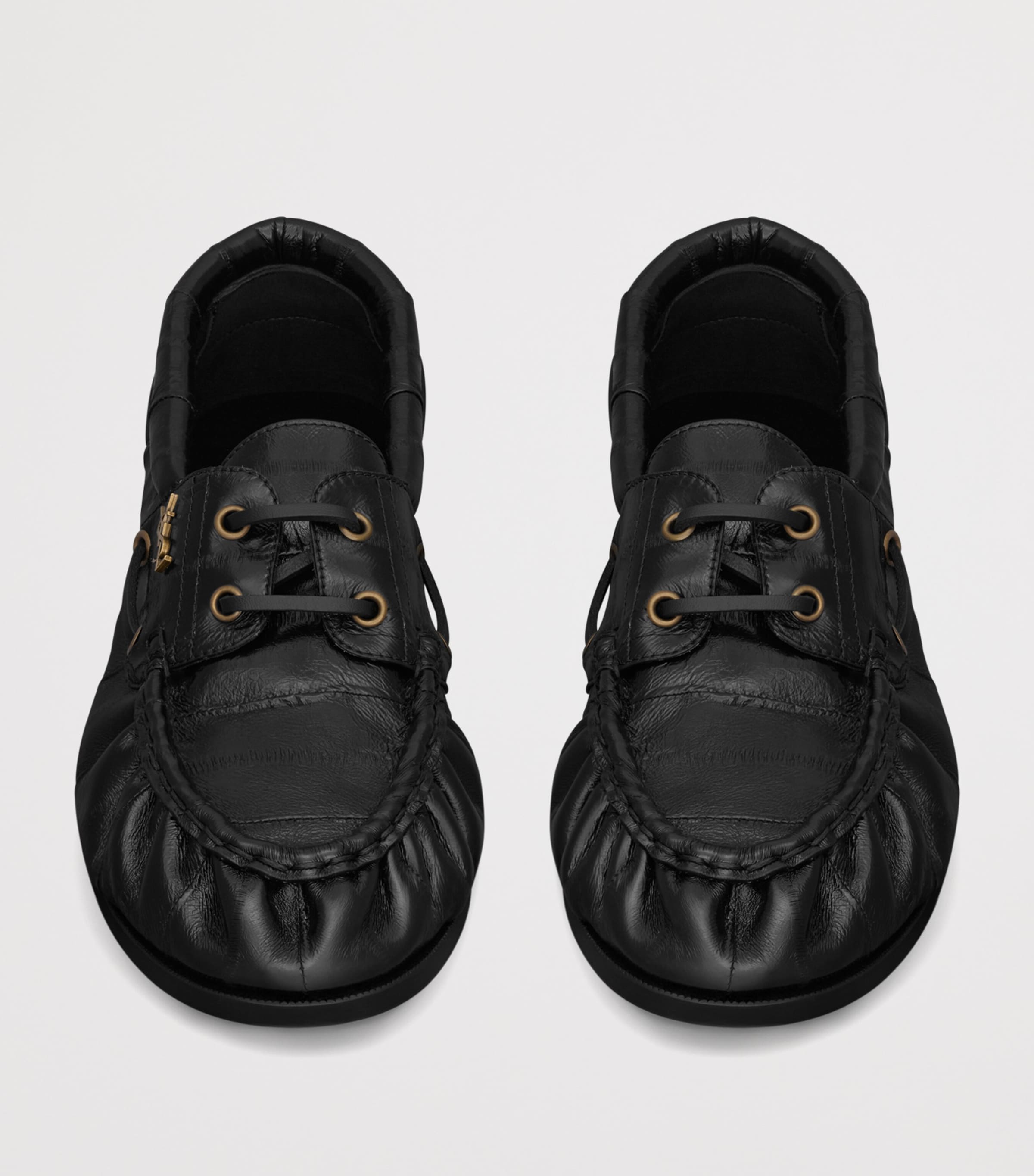Saint Laurent Leather Bateau Le Loafers Image 3