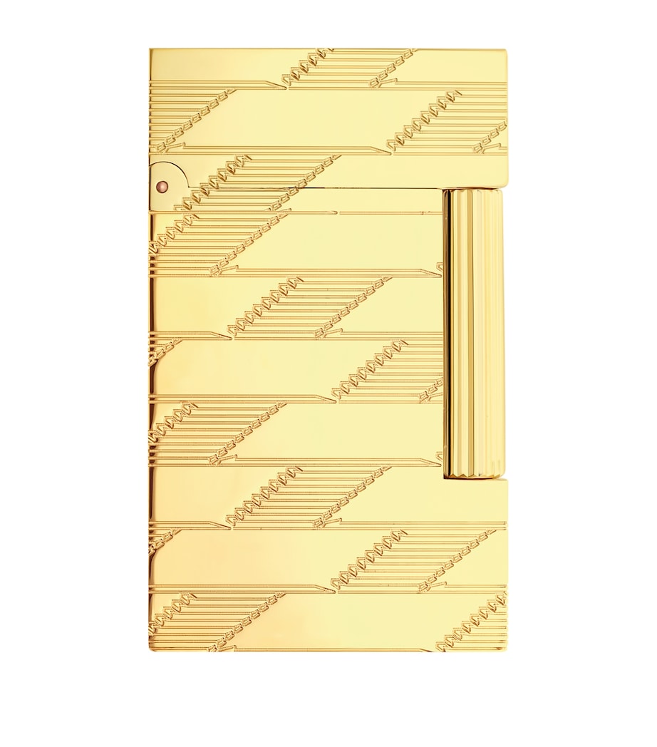 Monogram 1872 Guilloche Ligne 2 Lighter GOLD Image 1