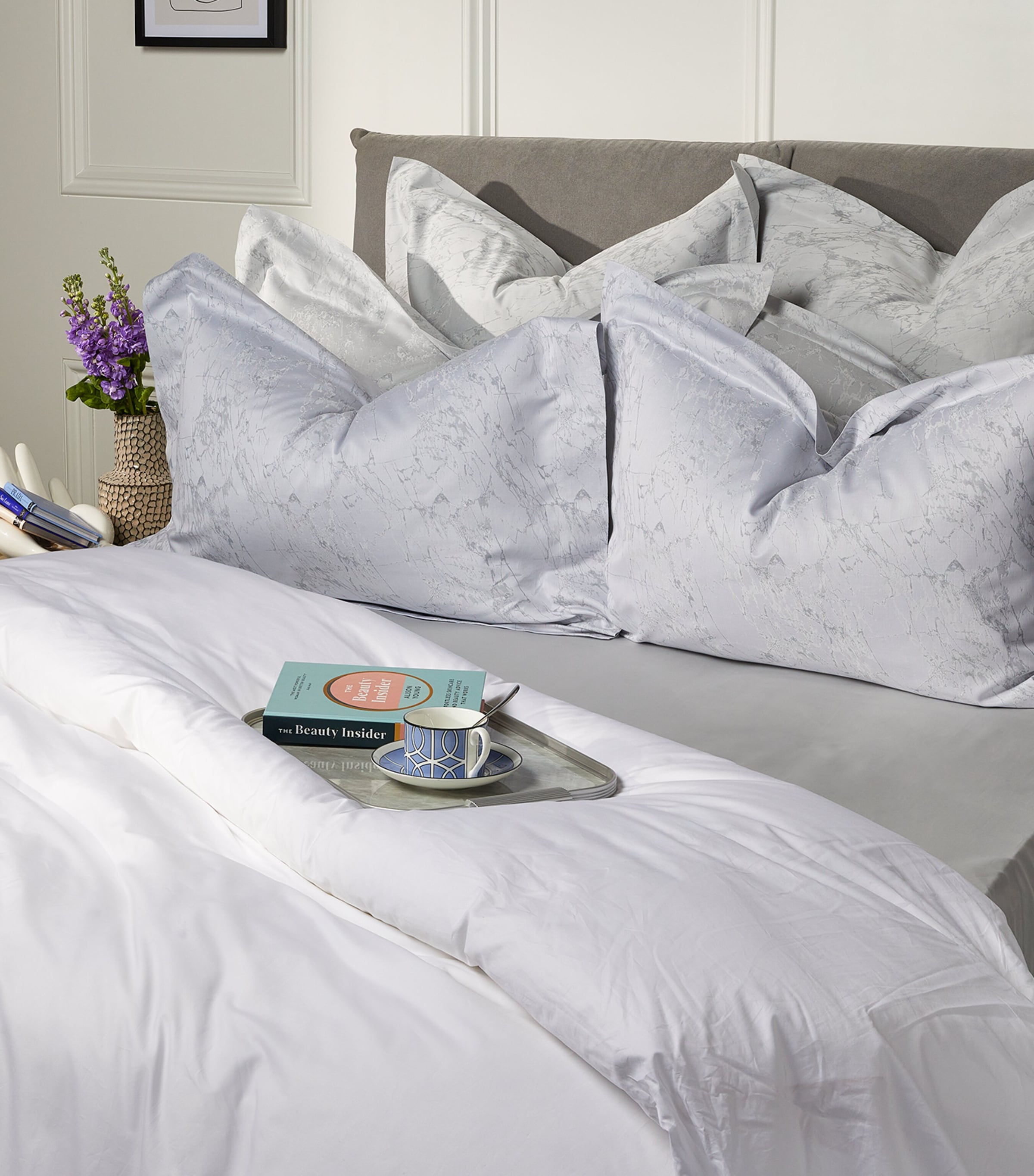 Secret Super King Fitted Sheet (180cm x 200cm) PERLE Image 3