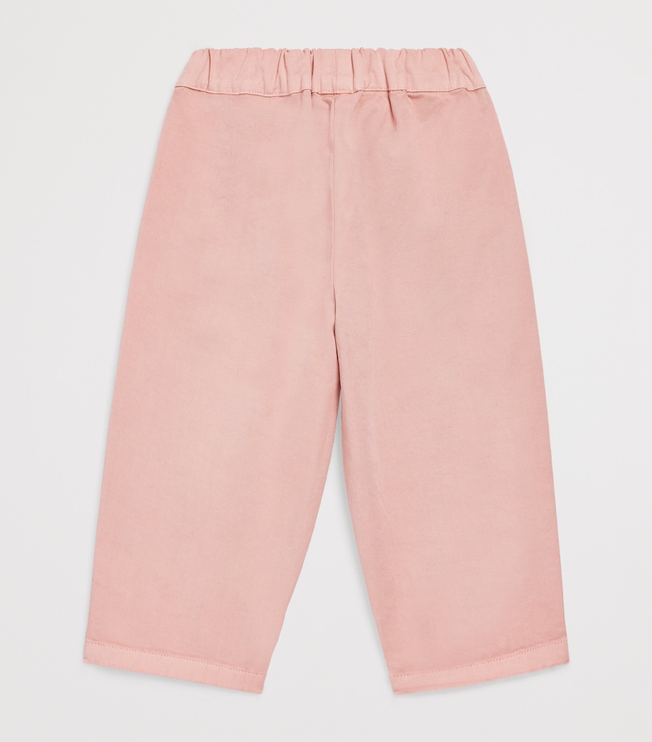 Cotton Elasticated Trousers (6-36 Months) 320 PINK Image 2