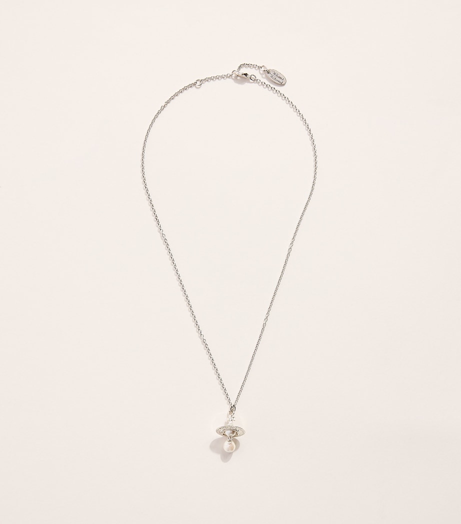 Vivienne Westwood Aleksa Pendant Necklace Pl/cr Rs Prl/cr Image 3