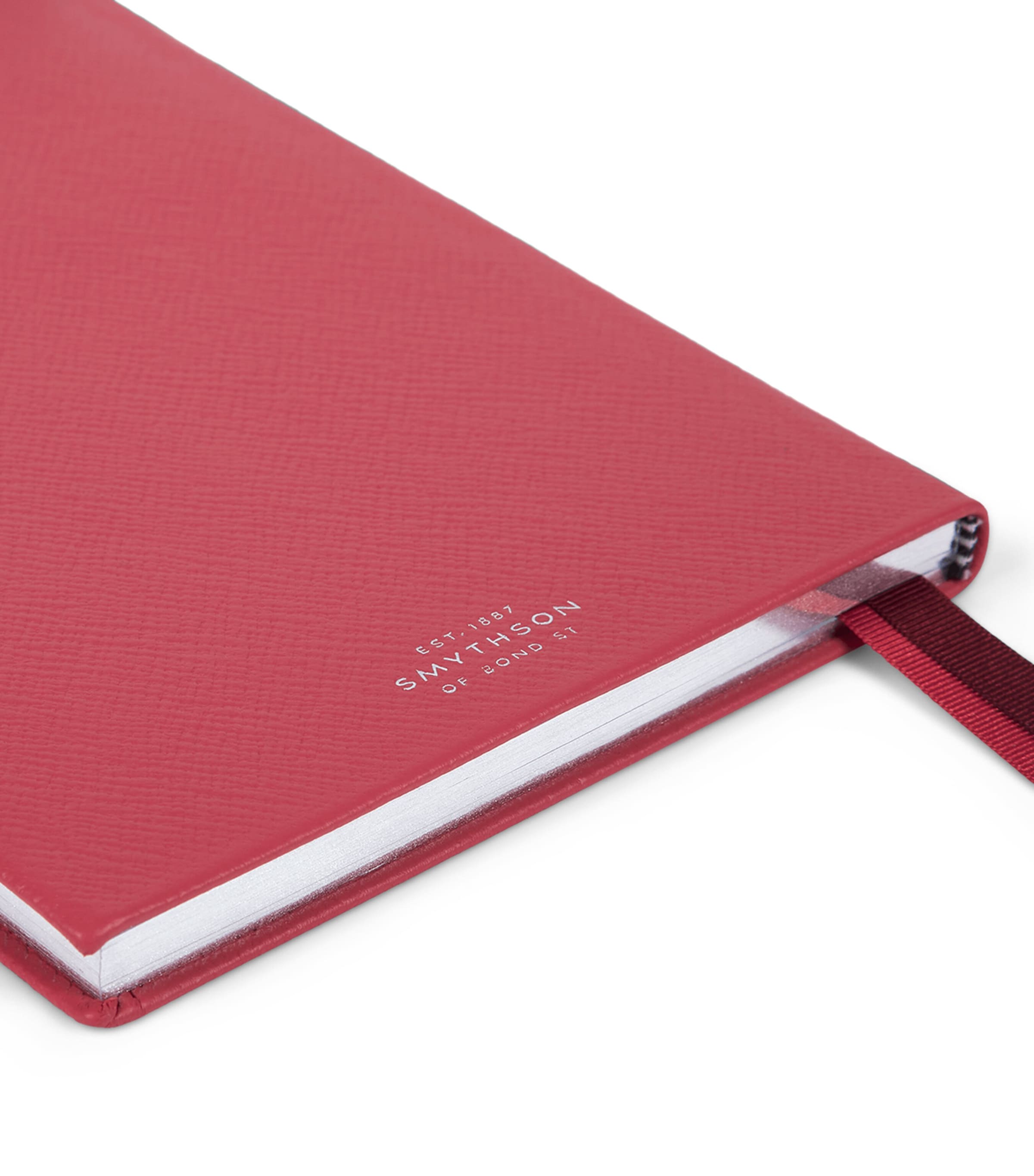 Leather Soho A5 2026 Diary RASPBERRY Image 6