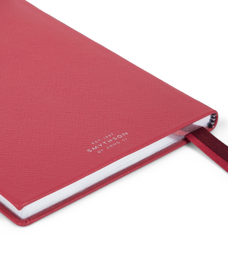 Leather Soho A5 2026 Diary RASPBERRY Image 6
