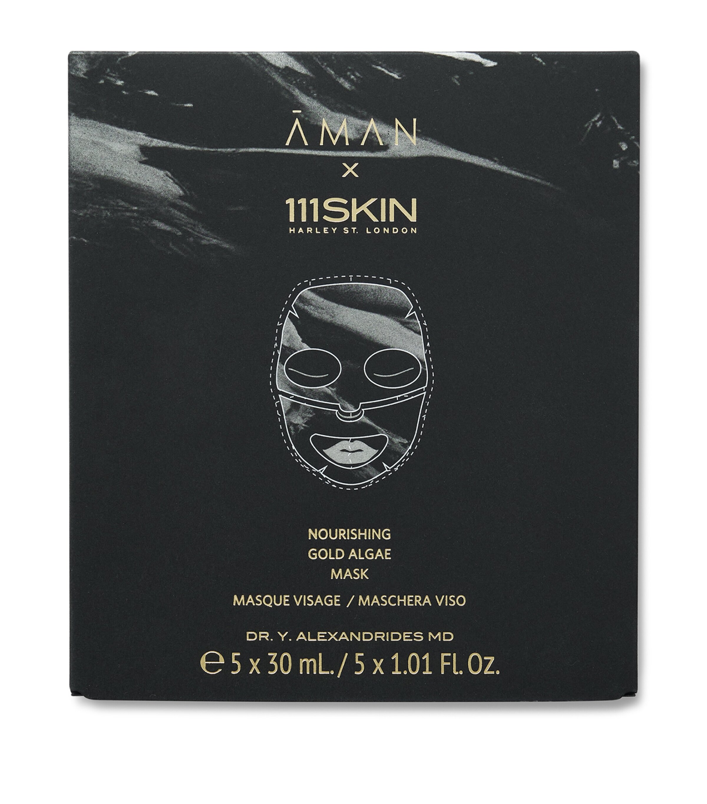 AMAN x 111SKIN Nourishing Gold Algae Face Mask (5 x 30ml) | Skincare | Face Masks | Leave on Masks | Designers | Aman