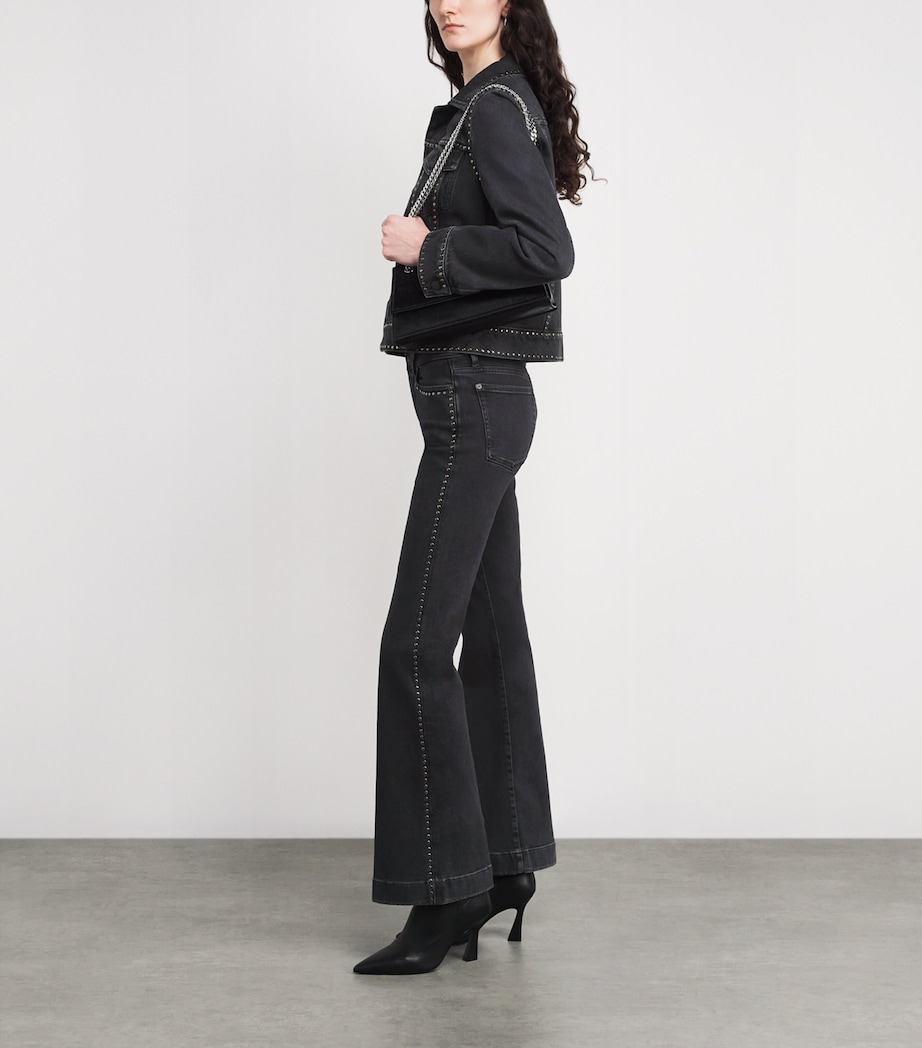 Studded Tailorless Dojo Flared Jeans ESCAPE WITH STU Image 2