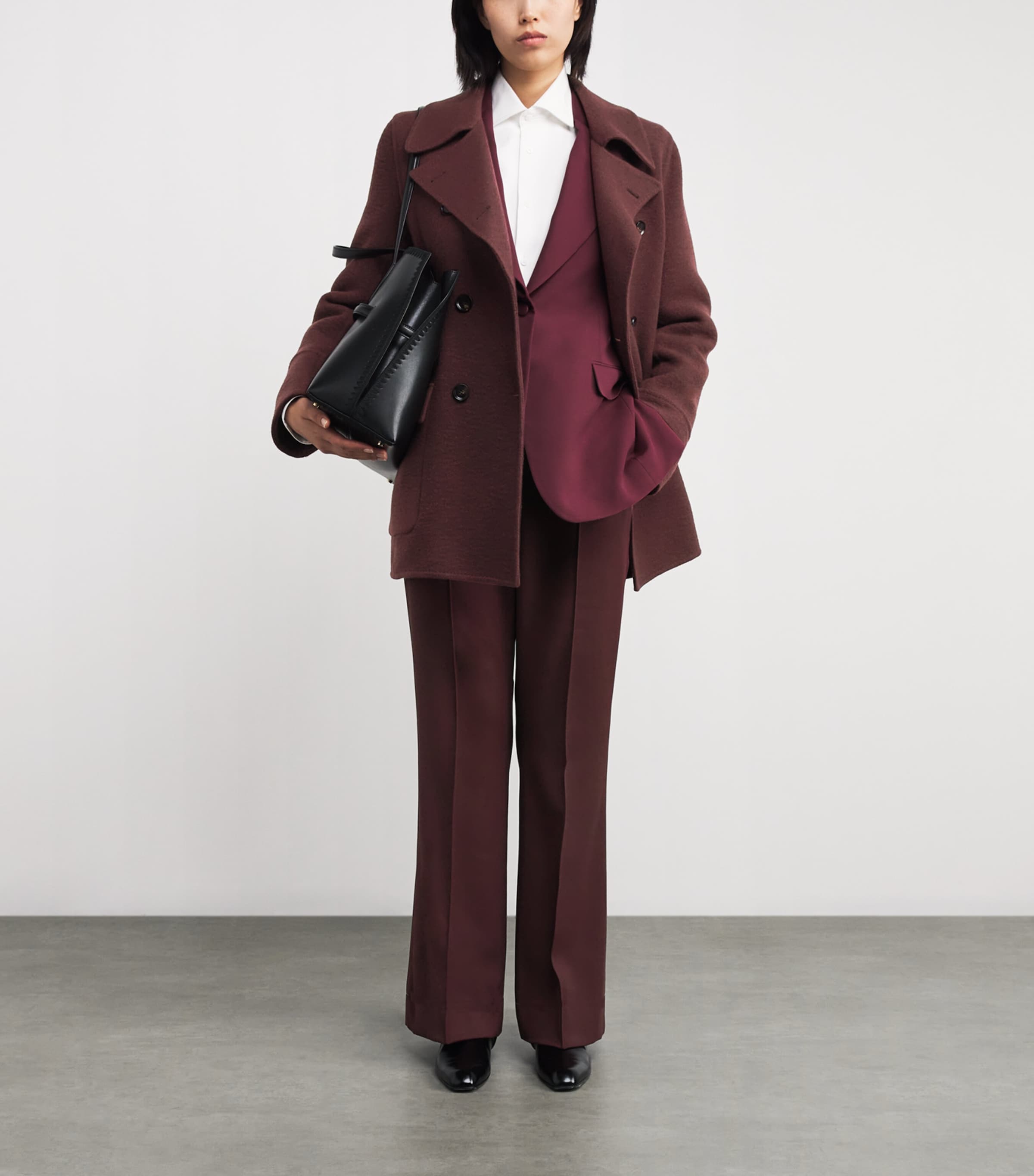 Cashmere-Wool Pea Coat 6000 Image 2