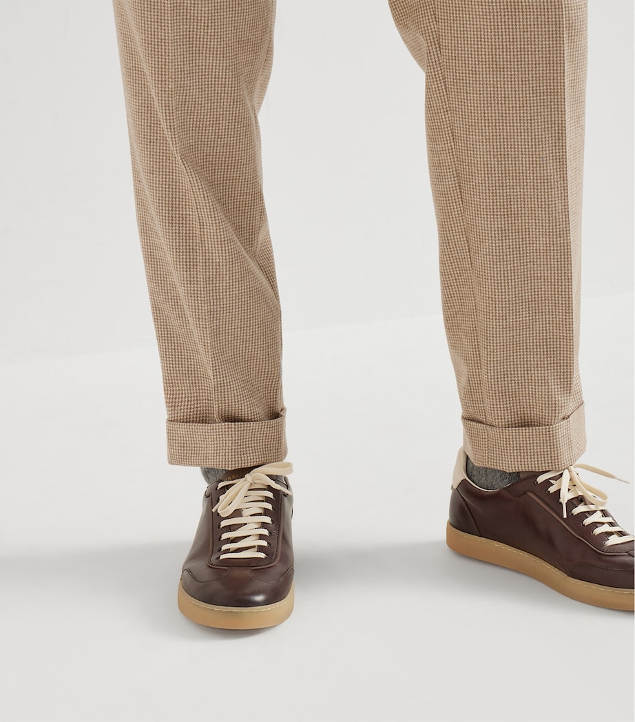 Calfskin Low-Top Sneakers CZF33 Image 2