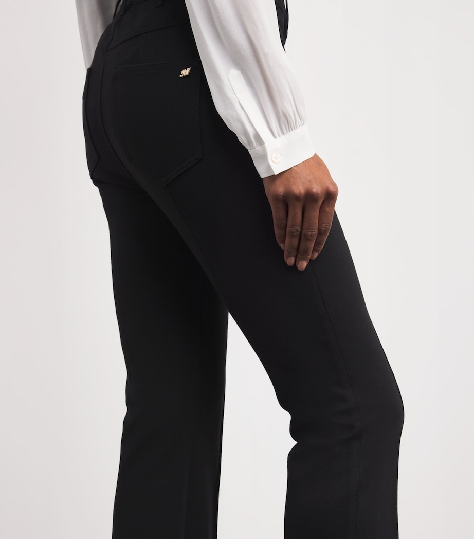 Ponte Shannon Flared Trousers BLACK Image 6
