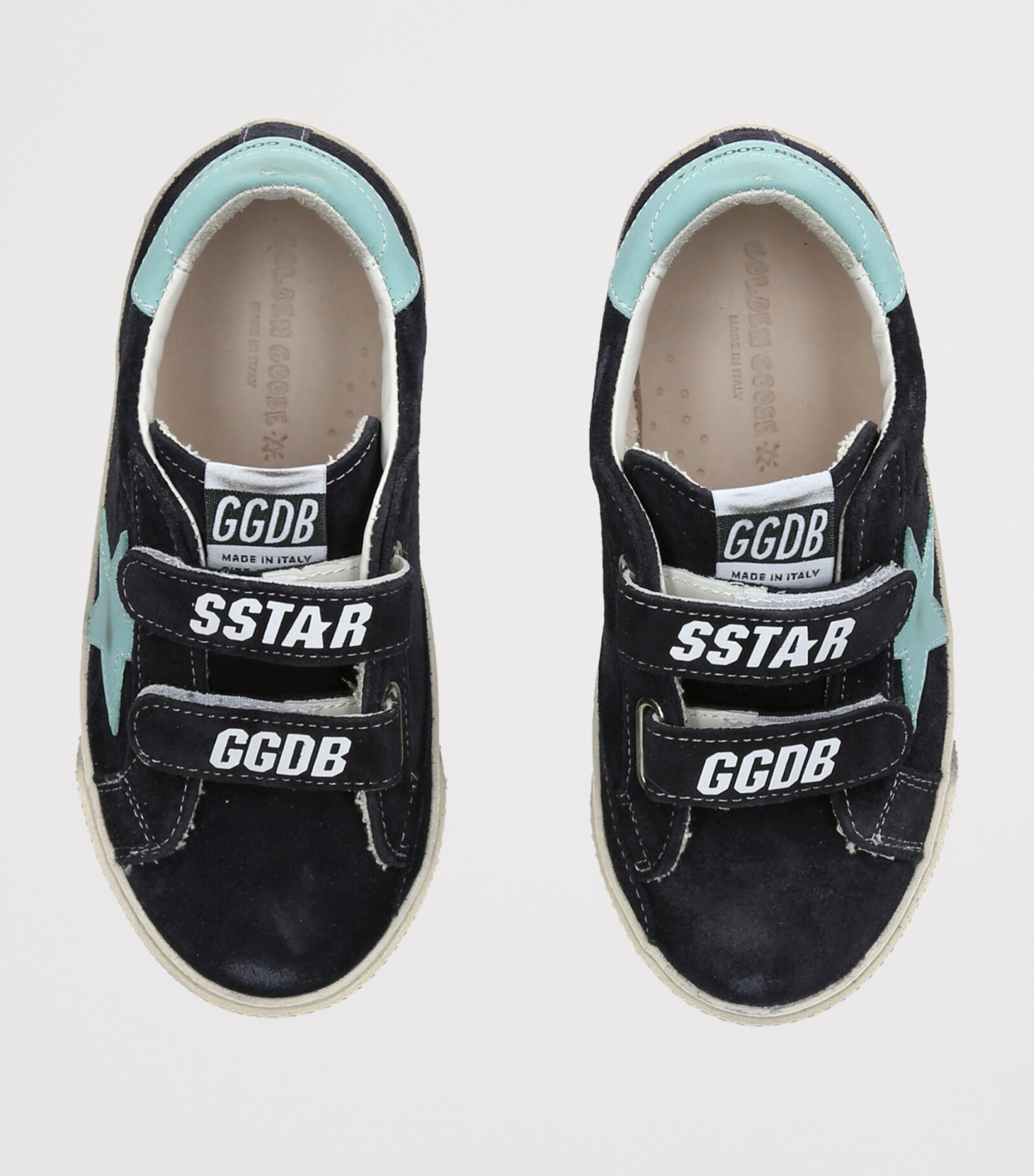 Golden Goose Suede Old School Sneakers Navy Image 3