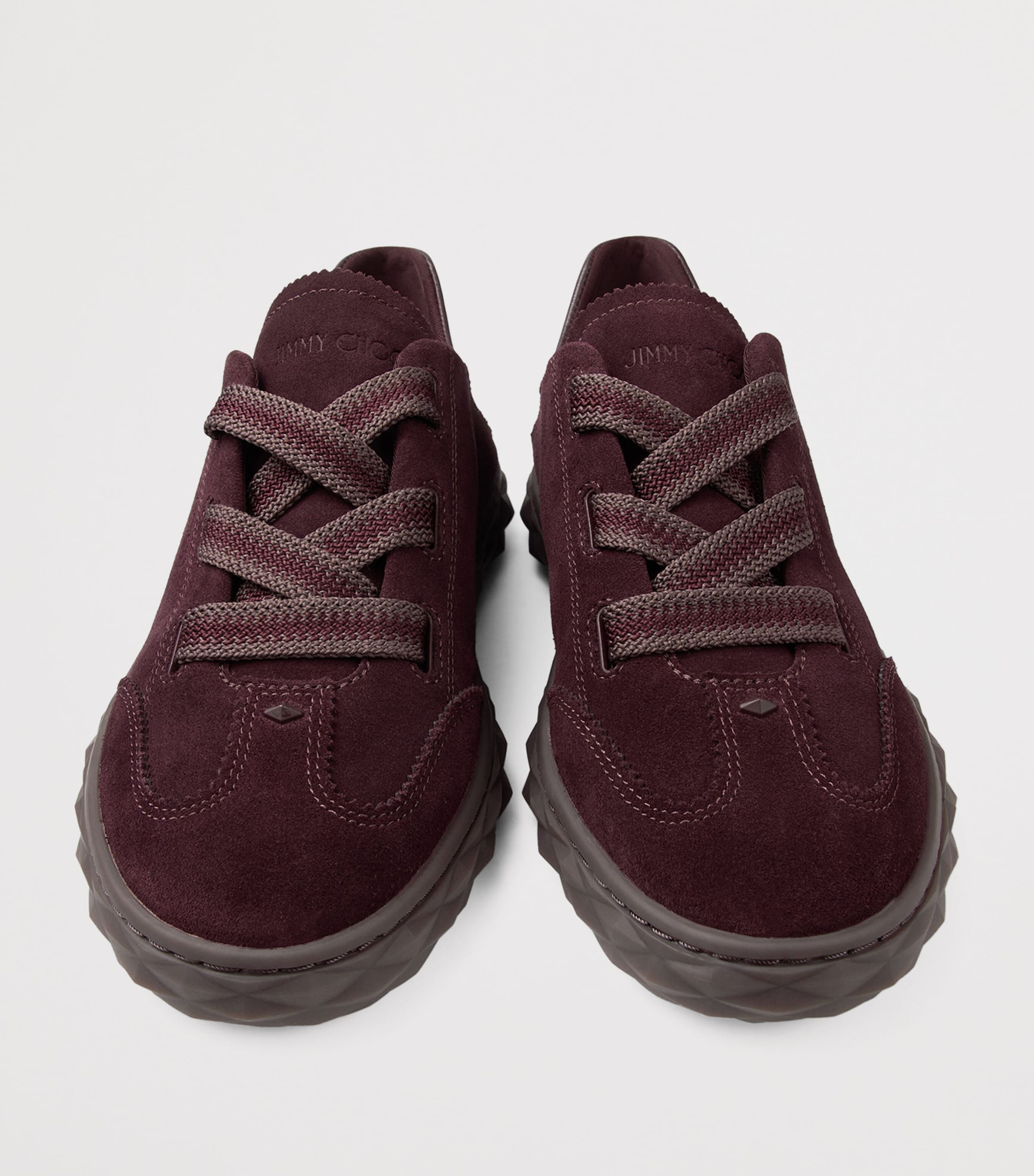 Diamond Light Flex Suede Sneakers V DEEP MERLOT Image 3