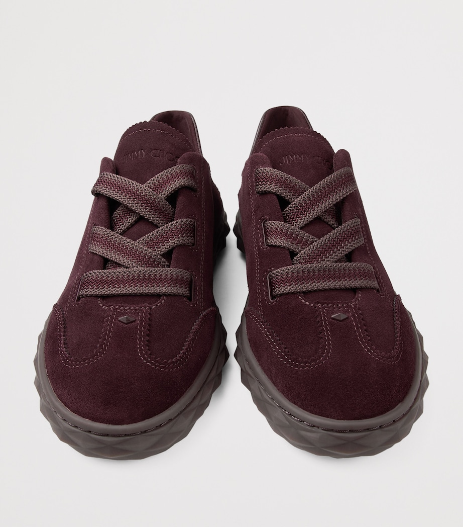 Diamond Light Flex Suede Sneakers V DEEP MERLOT Image 3
