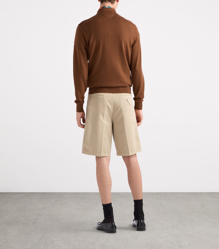 Cotton Bermuda Shorts F0065 Image 5