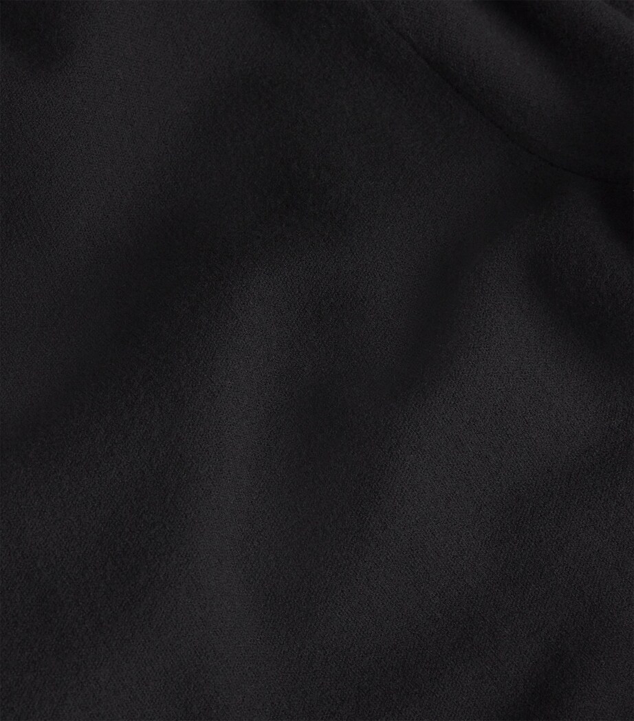 Kid Wool High-Neck Midi Dress 10000 BLACK Image 5