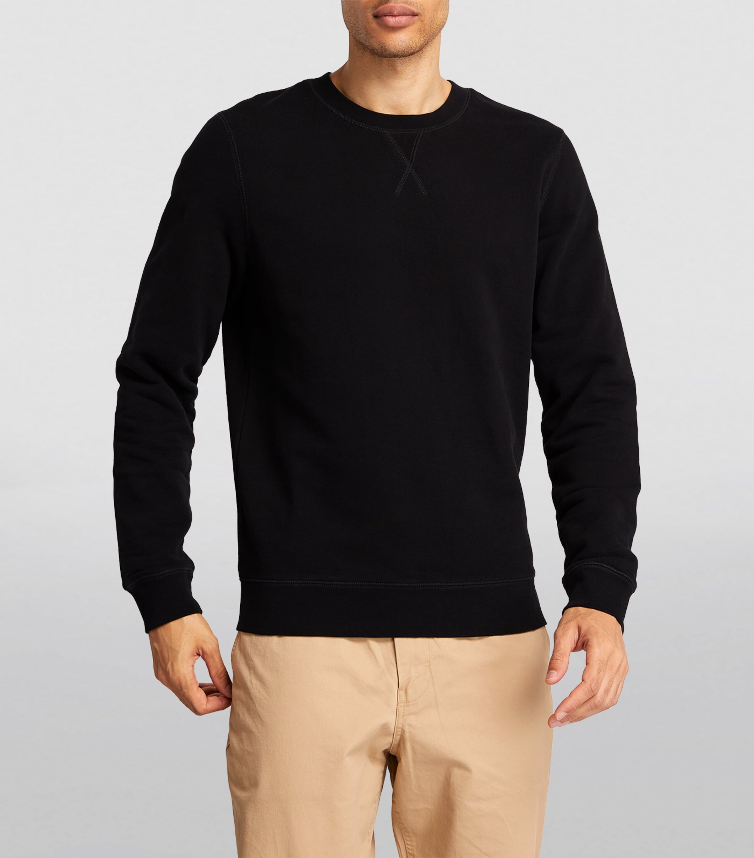 Cotton Loopback Sweatshirt BKAA Image 3