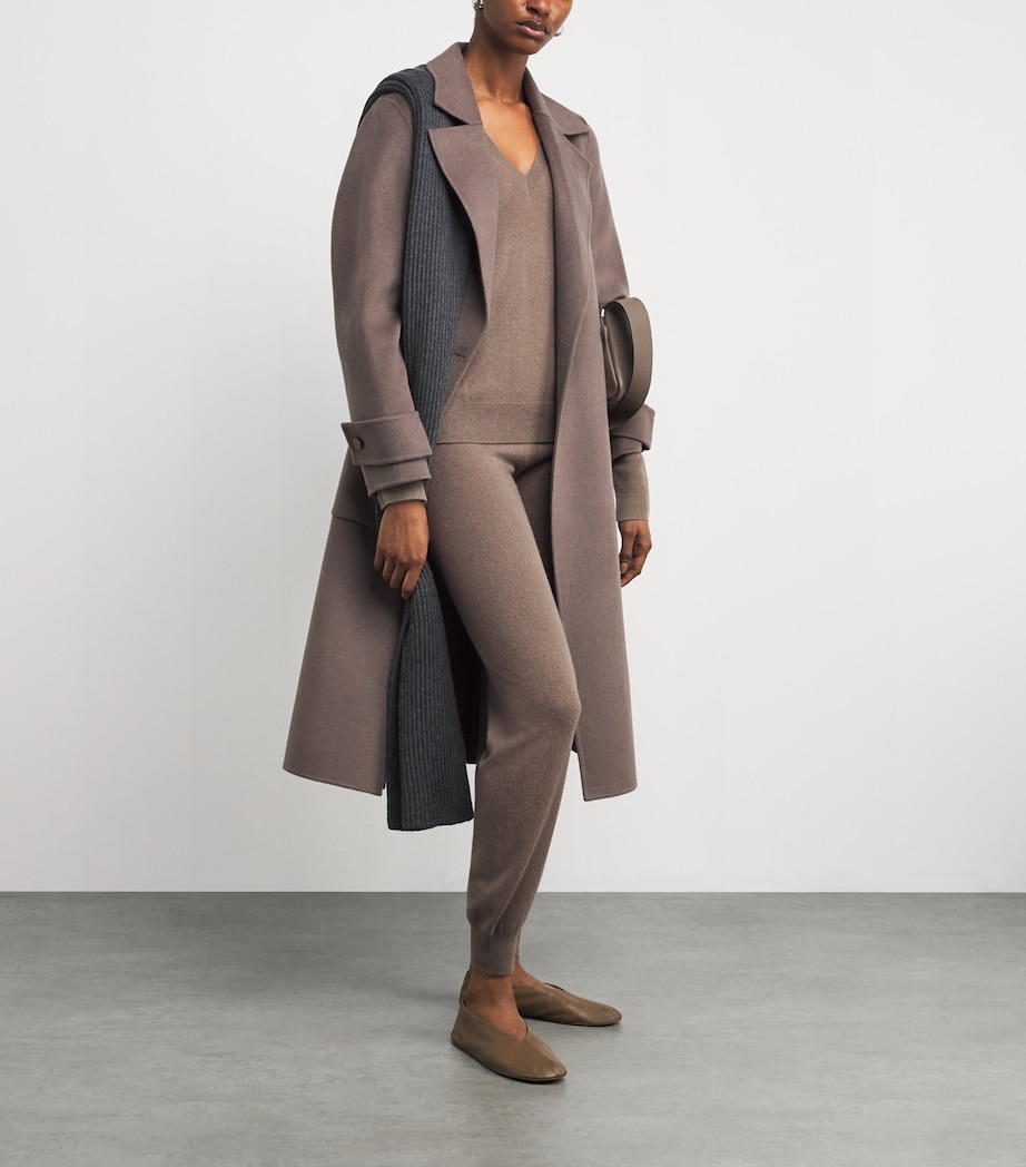 Cashmere-Blend Sweatpants MUSHROOM Image 2